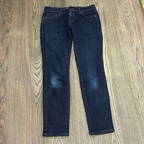 Ann Taylor LOFT Modern Skinny Jeans Denim Stretch Dark Wash Blue Size 26/2 - Picture 1 of 13